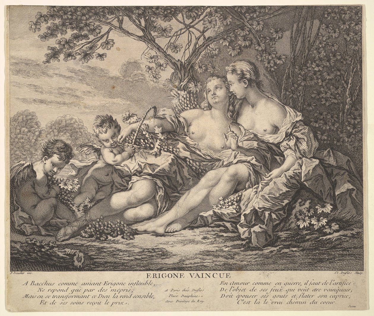 Erigone sconfitta da Claude Augustin Duflos