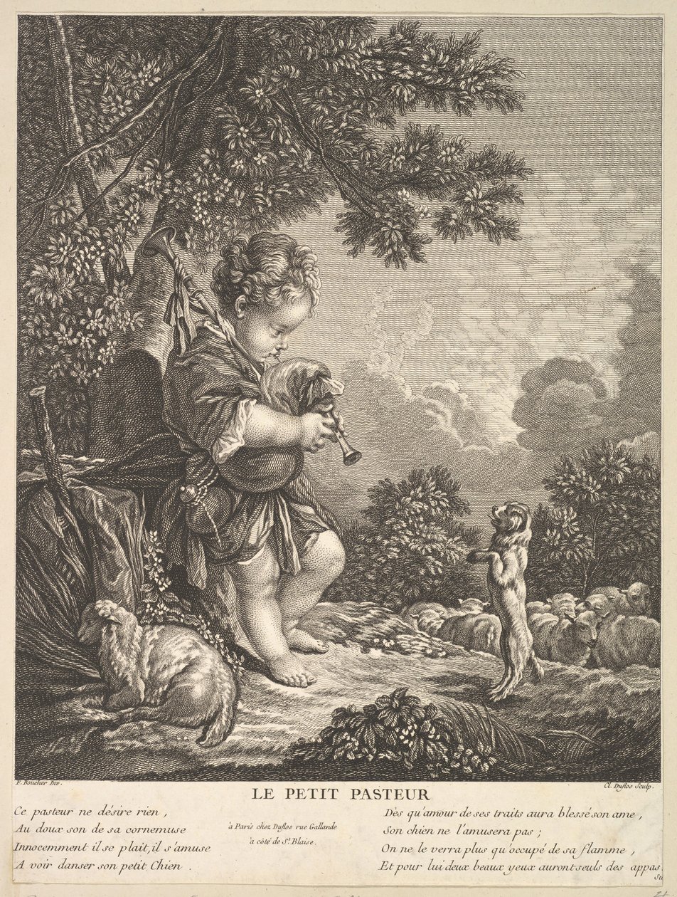 Il piccolo pastore da Claude Augustin Duflos