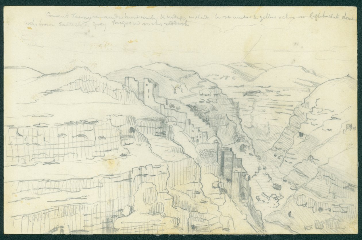 Mar Saba da Claude Conder