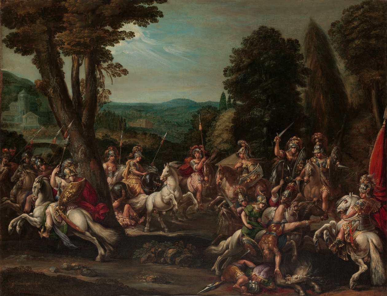 Trionfo delle Amazzoni da Claude Deruet