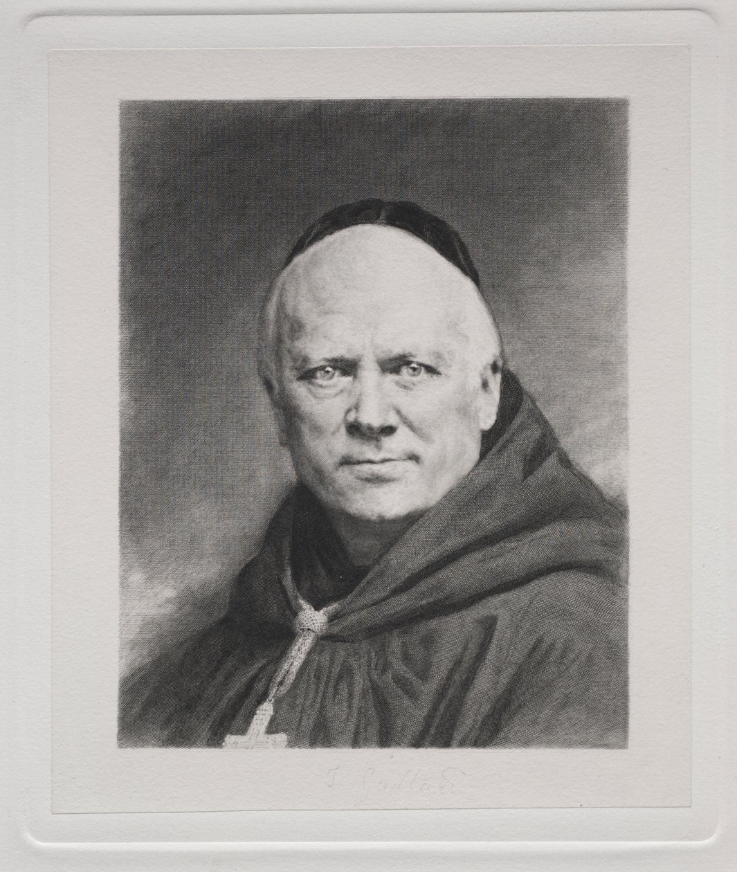 Dom Prosper Guéranger, Abate di Solesmes da Claude Ferdinand Gaillard