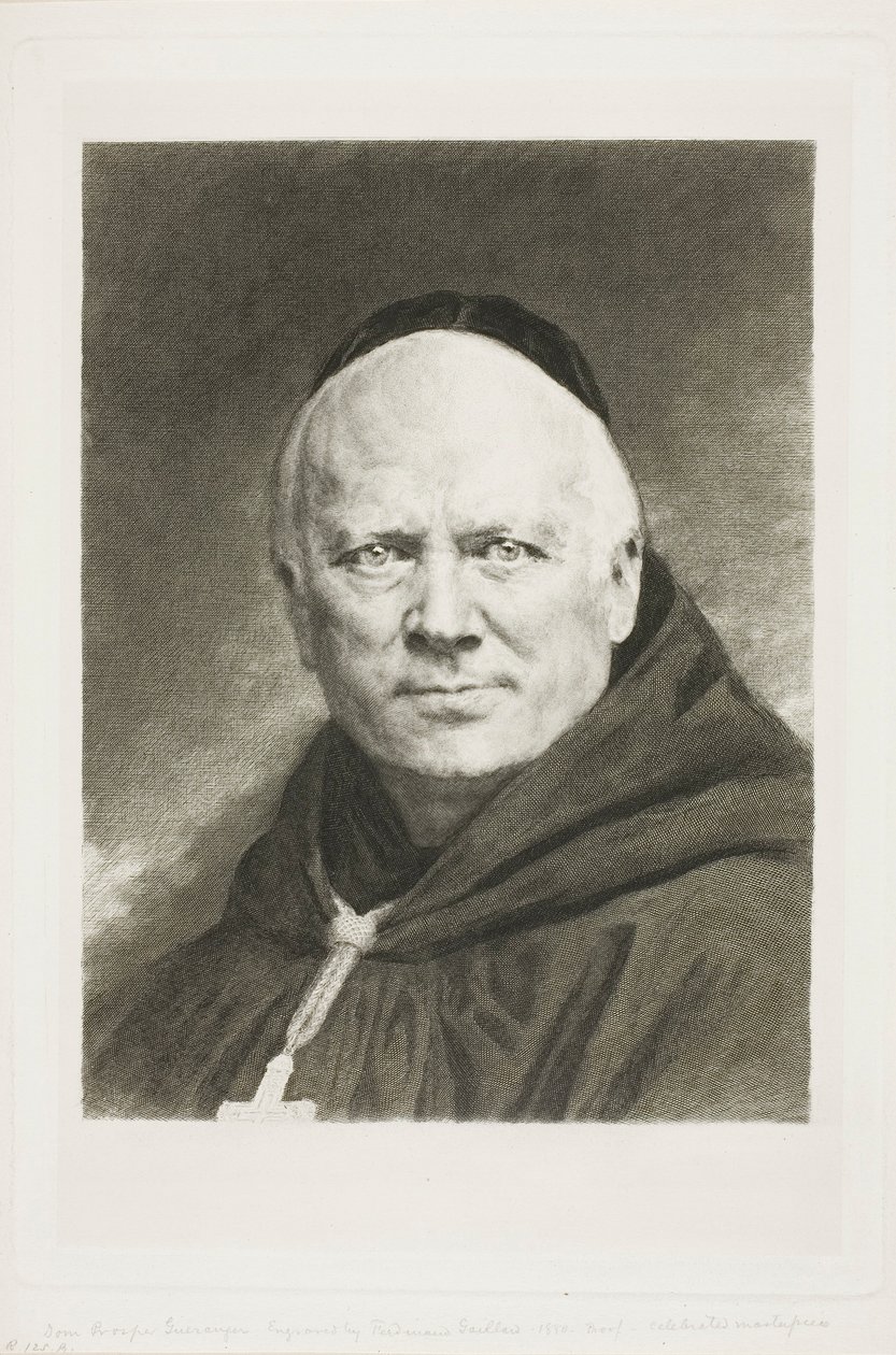 Dom Prosper Guéranger, abate di Solesmes da Claude Ferdinand Gaillard