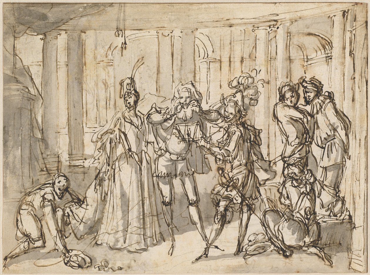 Una performance della Commedia dell