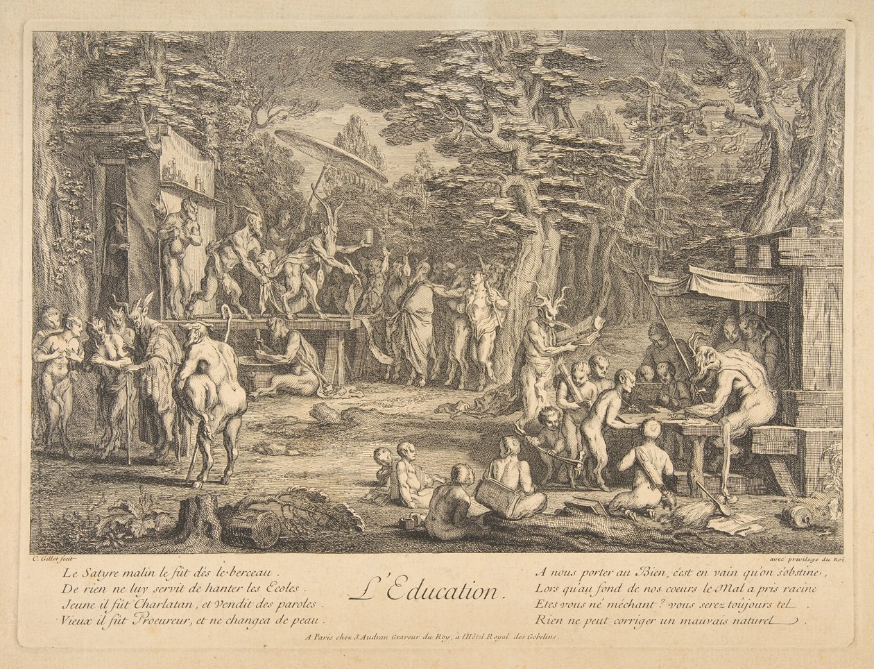 Educazione da Claude Gillot