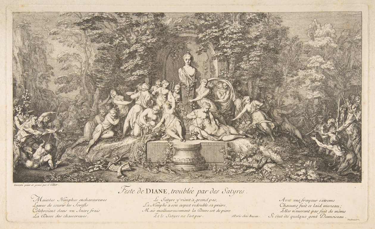Festa di Diana da Claude Gillot