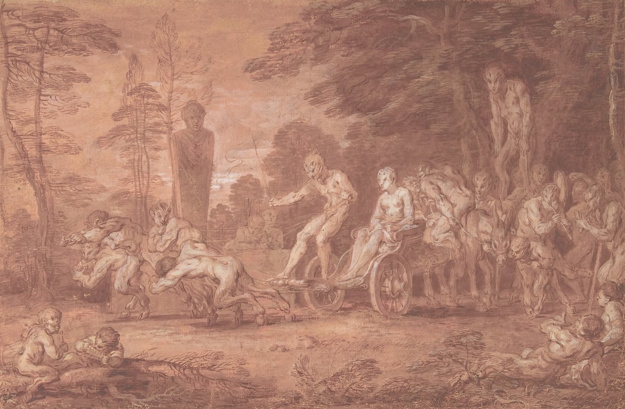 La Processione Fermata da Claude Gillot