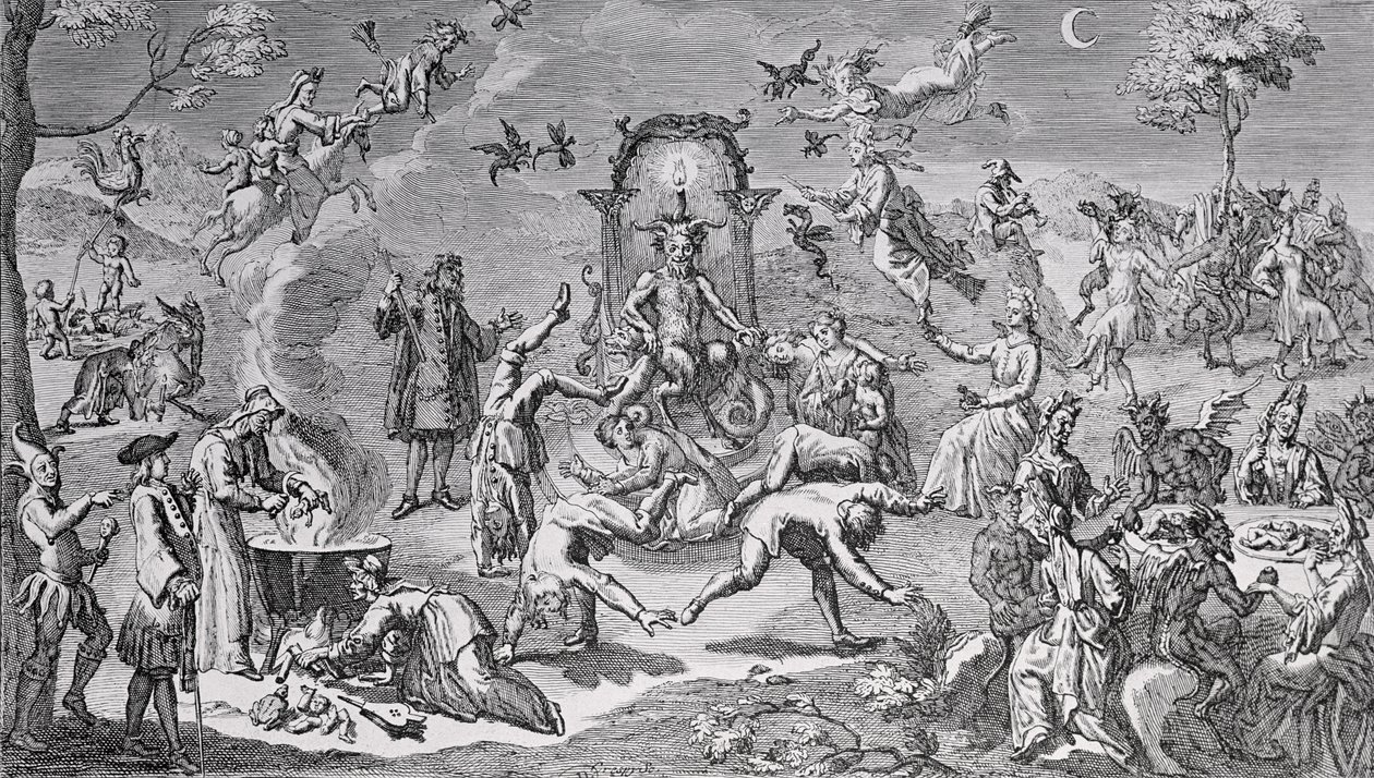 Il sabba delle streghe da Claude Gillot