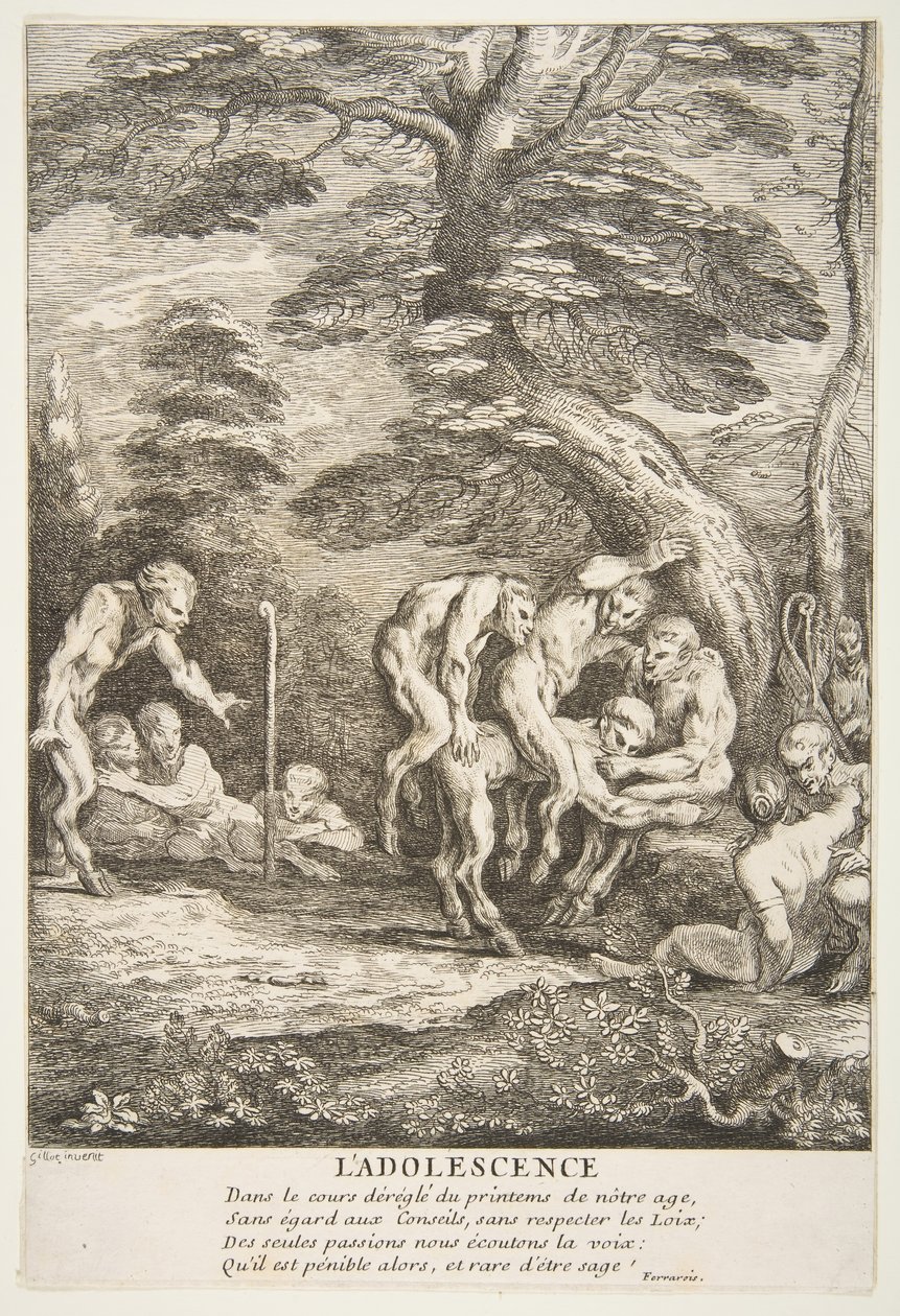 Gioventù da Claude Gillot