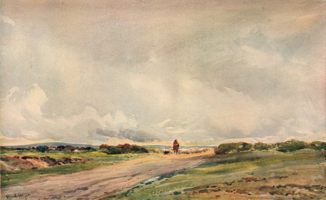 La strada per Portsmouth, c1910 da Claude Hayes