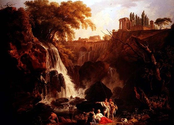 Cascate di Tivoli da Claude Joseph Vernet