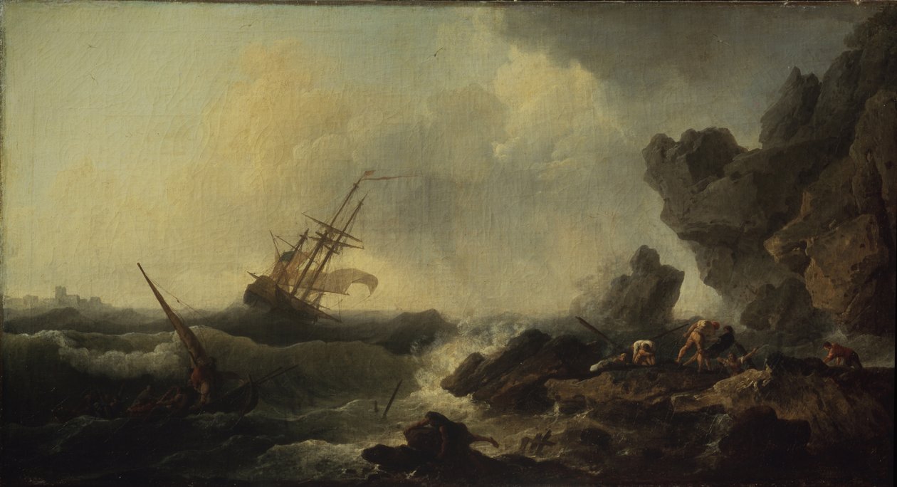 Tempesta in mare da Claude Joseph Vernet