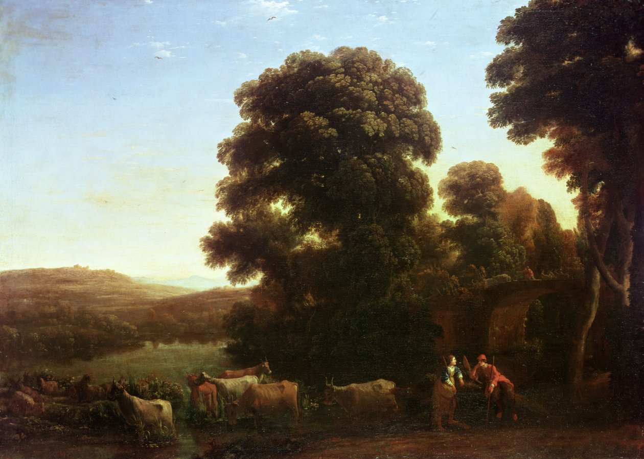 Paesaggio pastorale da Claude Lorrain