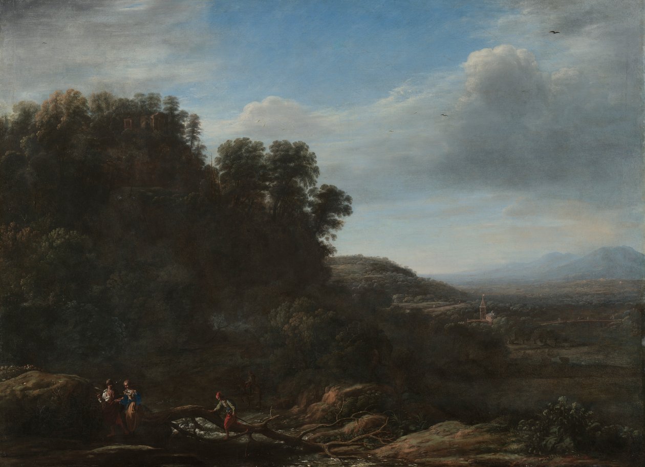 Paesaggio italiano da Claude Lorrain