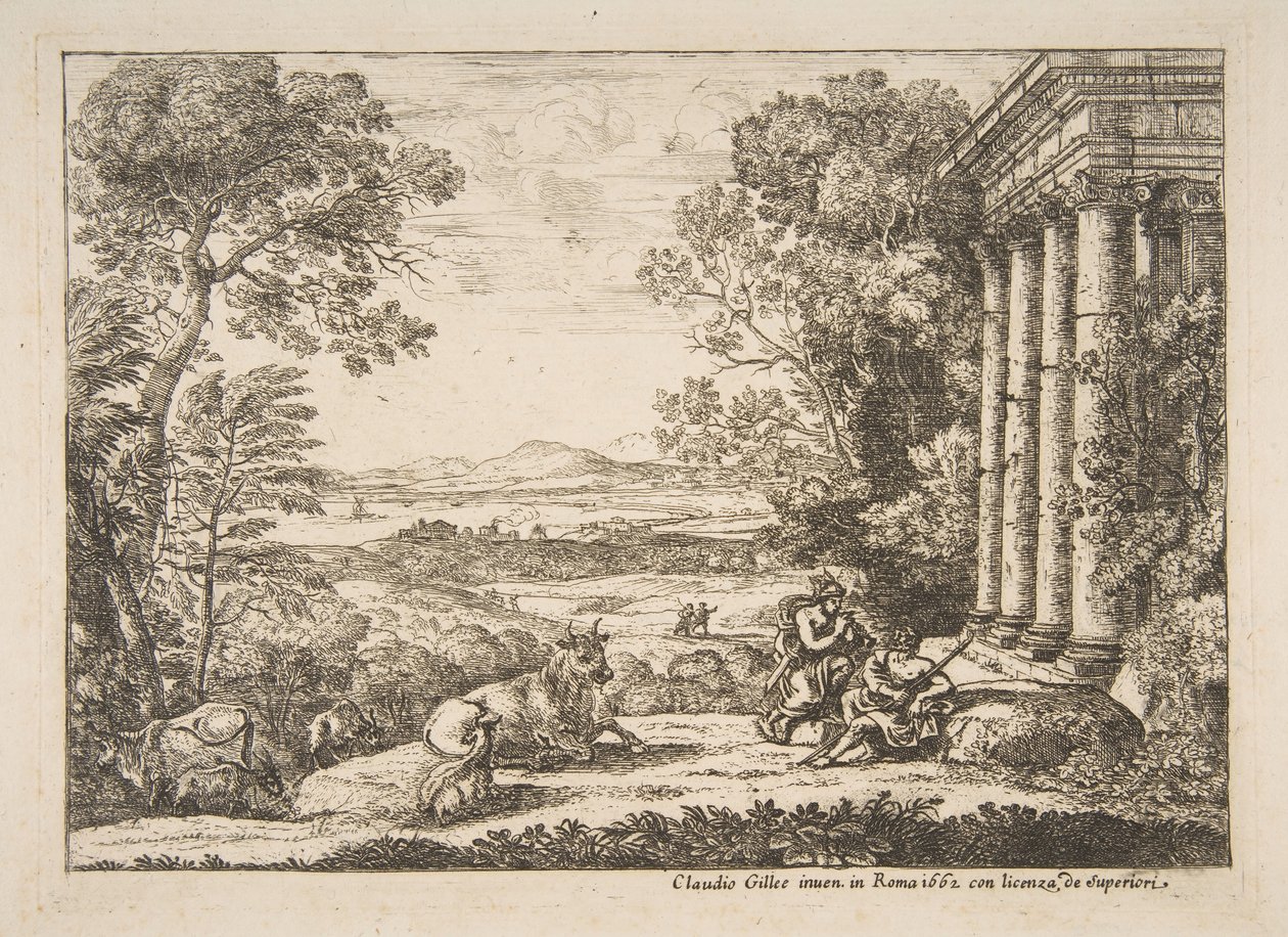 Mercurio e Argo da Claude Lorrain