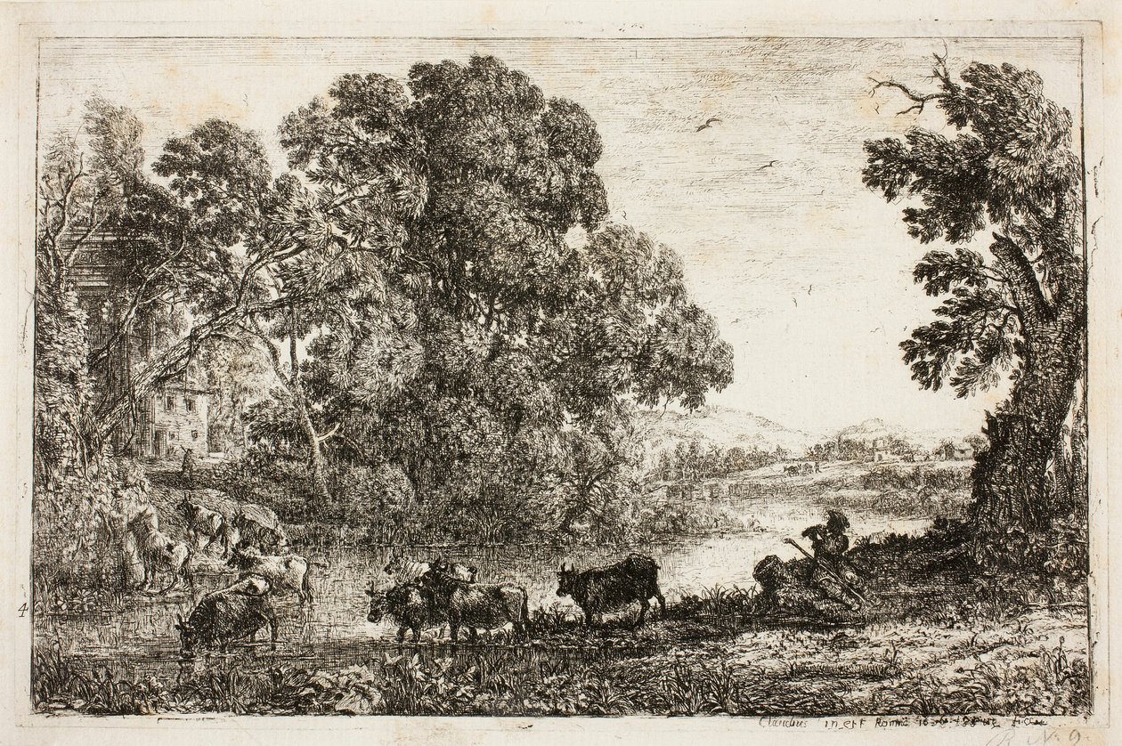Il mandriano da Claude Lorrain