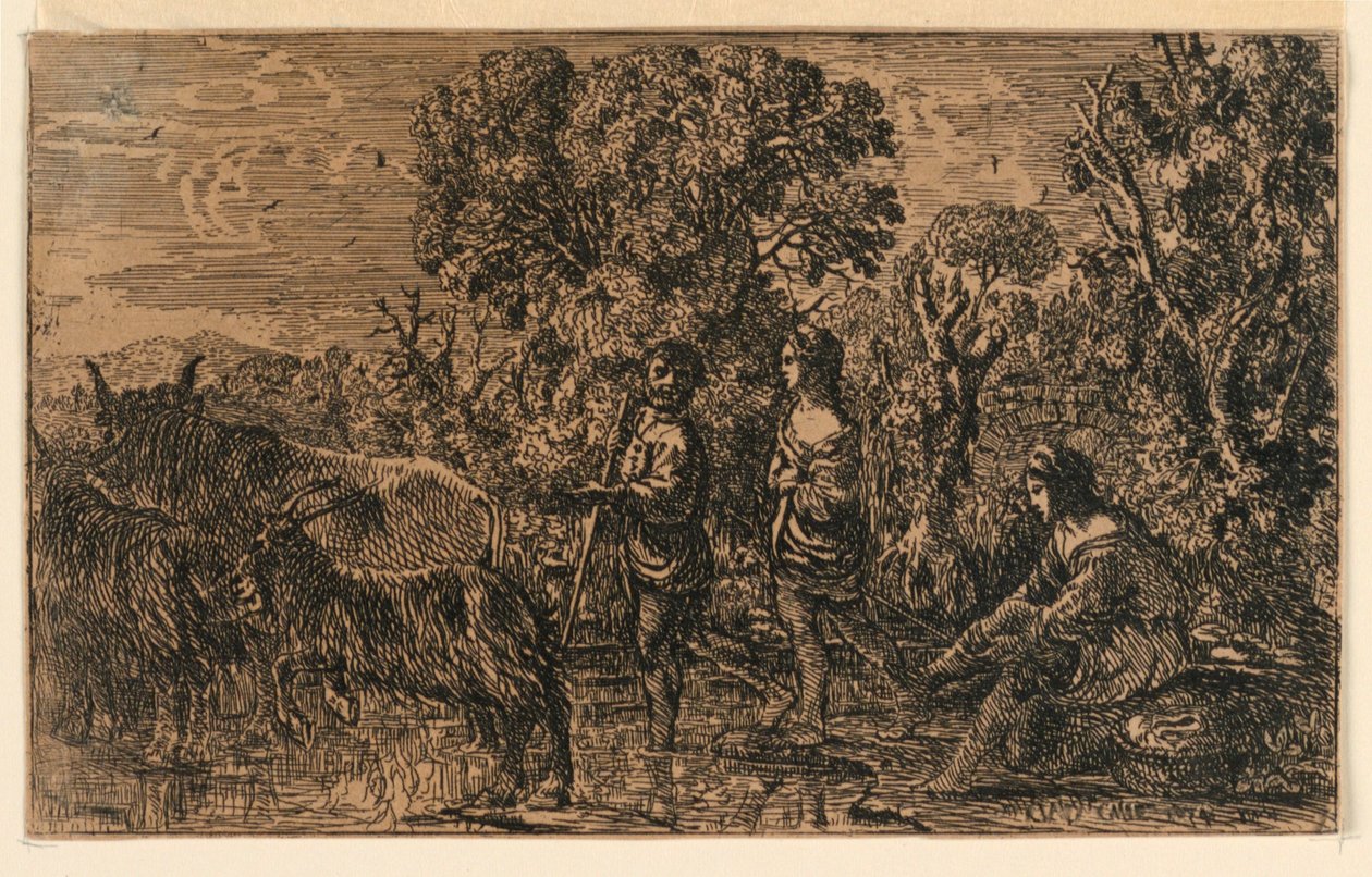 Il guado da Claude Lorrain