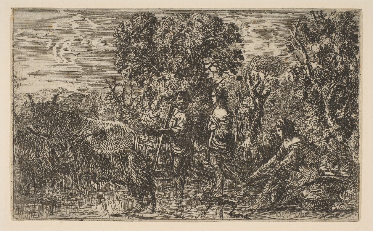 Il guado, 1634 da Claude Lorrain