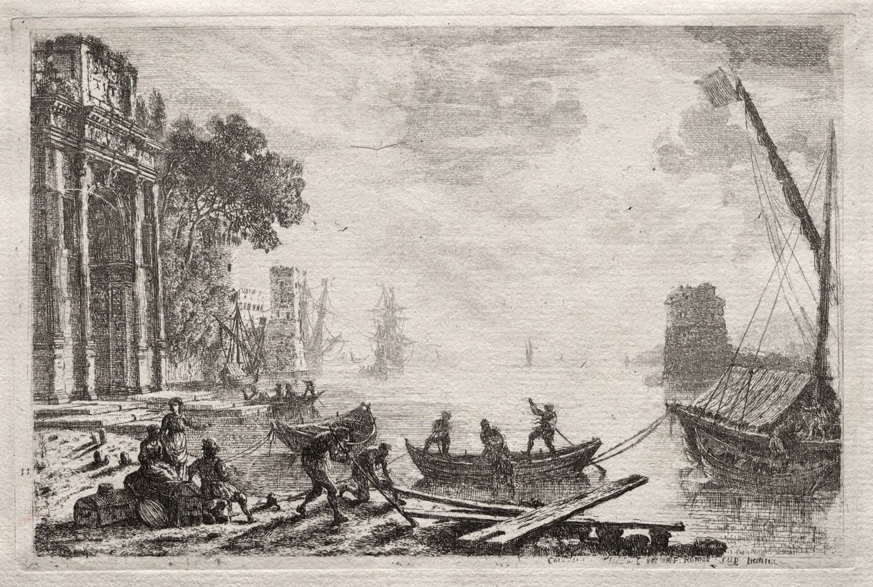 Il Tramonto, 1634 da Claude Lorrain