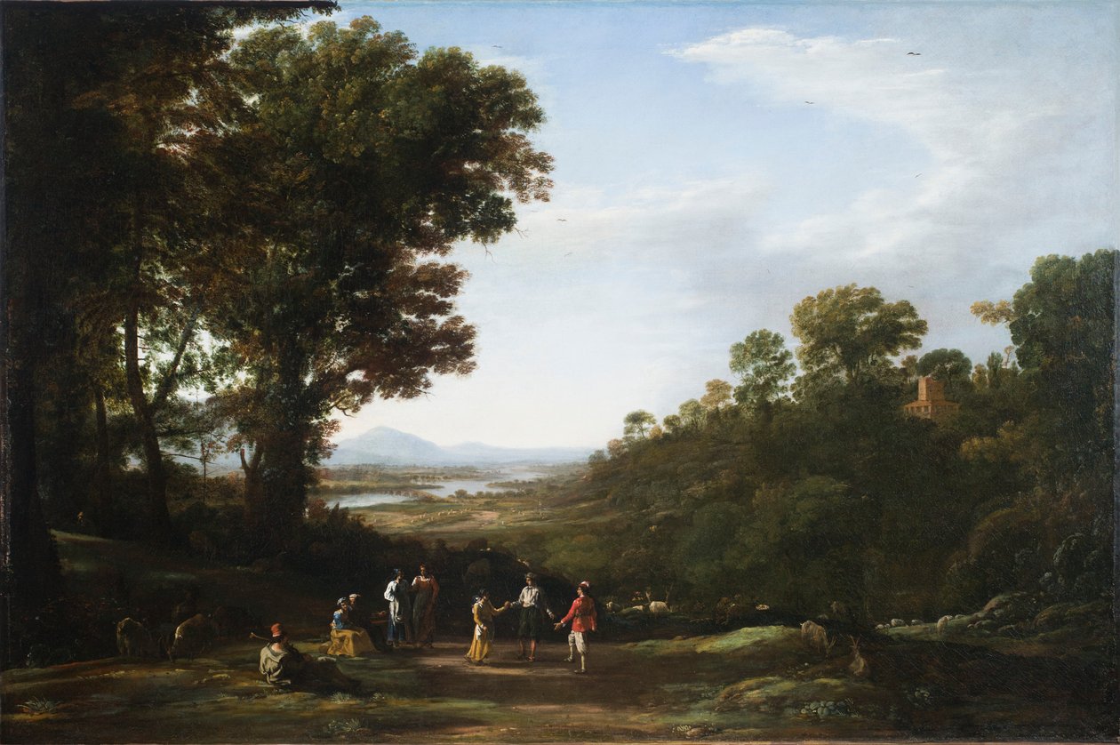 Contadini che ballano da Claude Lorrain