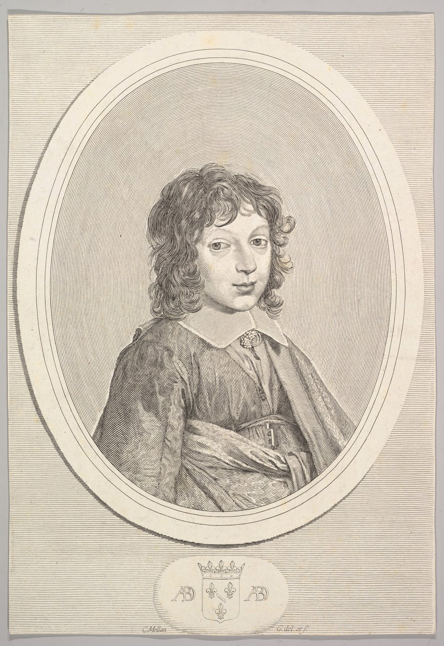 Armand de Bourbon, principe di Conti da Claude Mellan