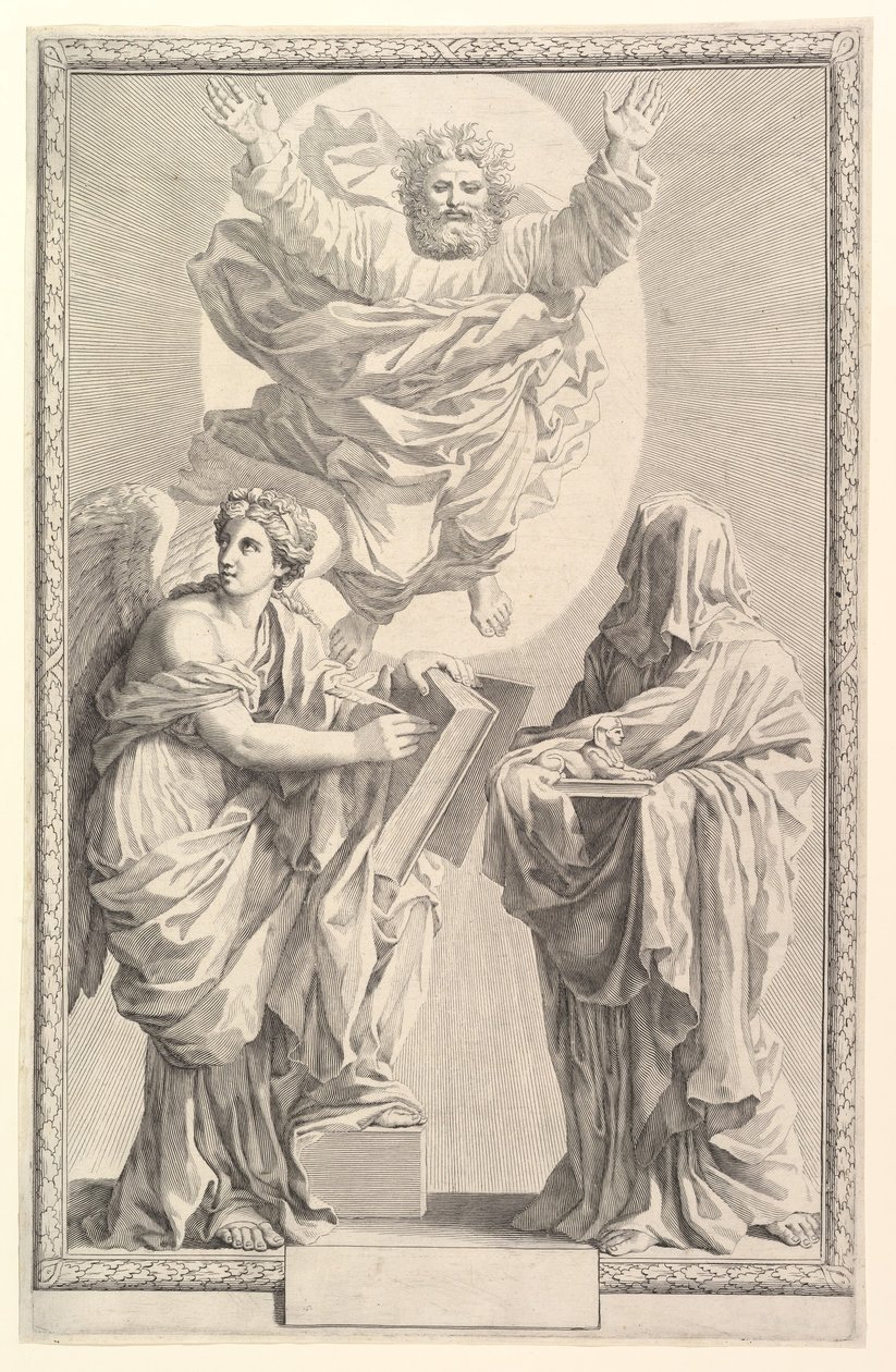 Frontespizio della Bibbia, 1642 da Claude Mellan