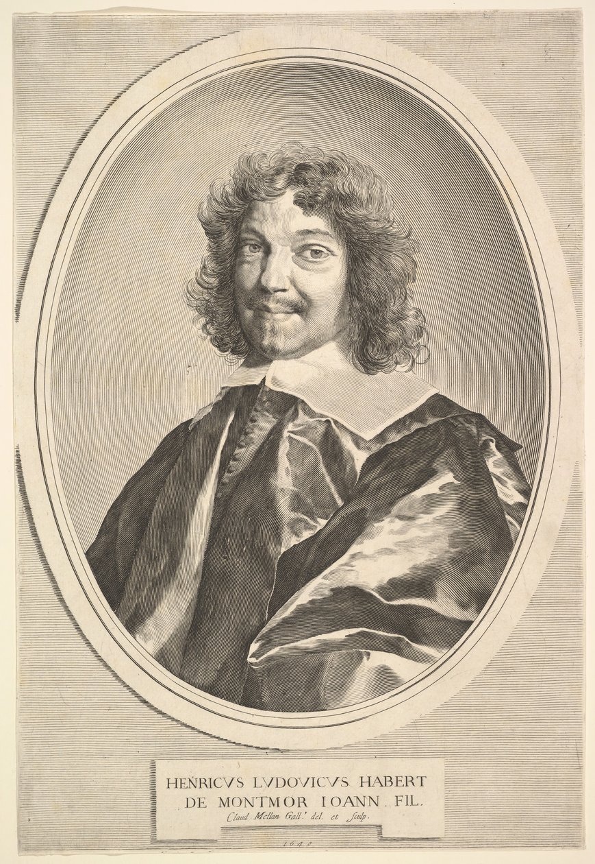 Henri-Louis Habert de Montmor, 1640 da Claude Mellan
