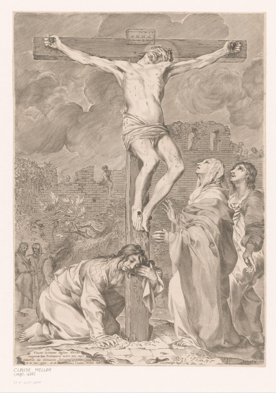 Crocifissione di Cristo da Claude Mellan