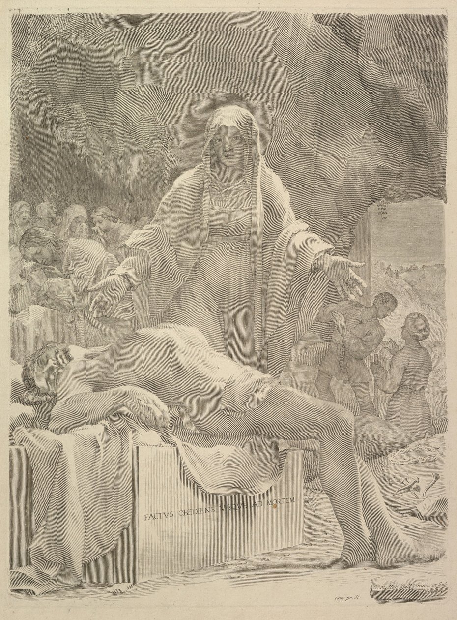 Compianto, 1683 da Claude Mellan
