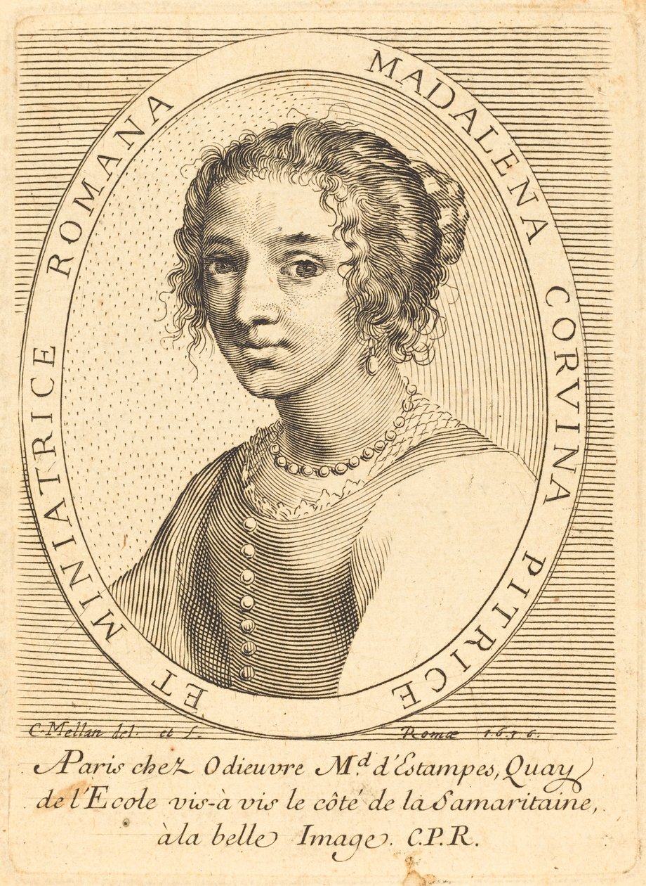 Maddalena Corvina da Claude Mellan