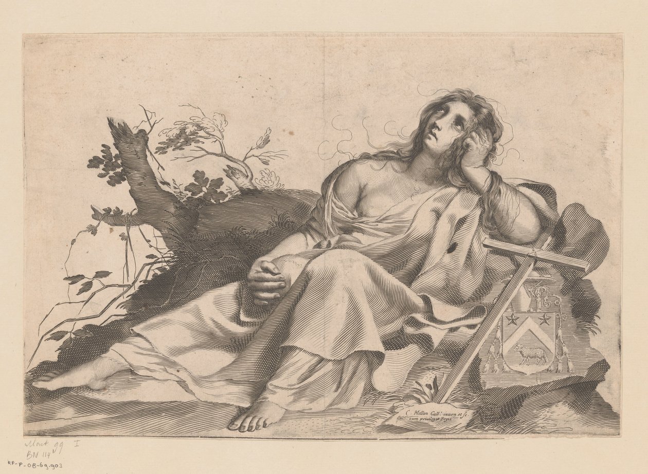 Maria Maddalena da Claude Mellan