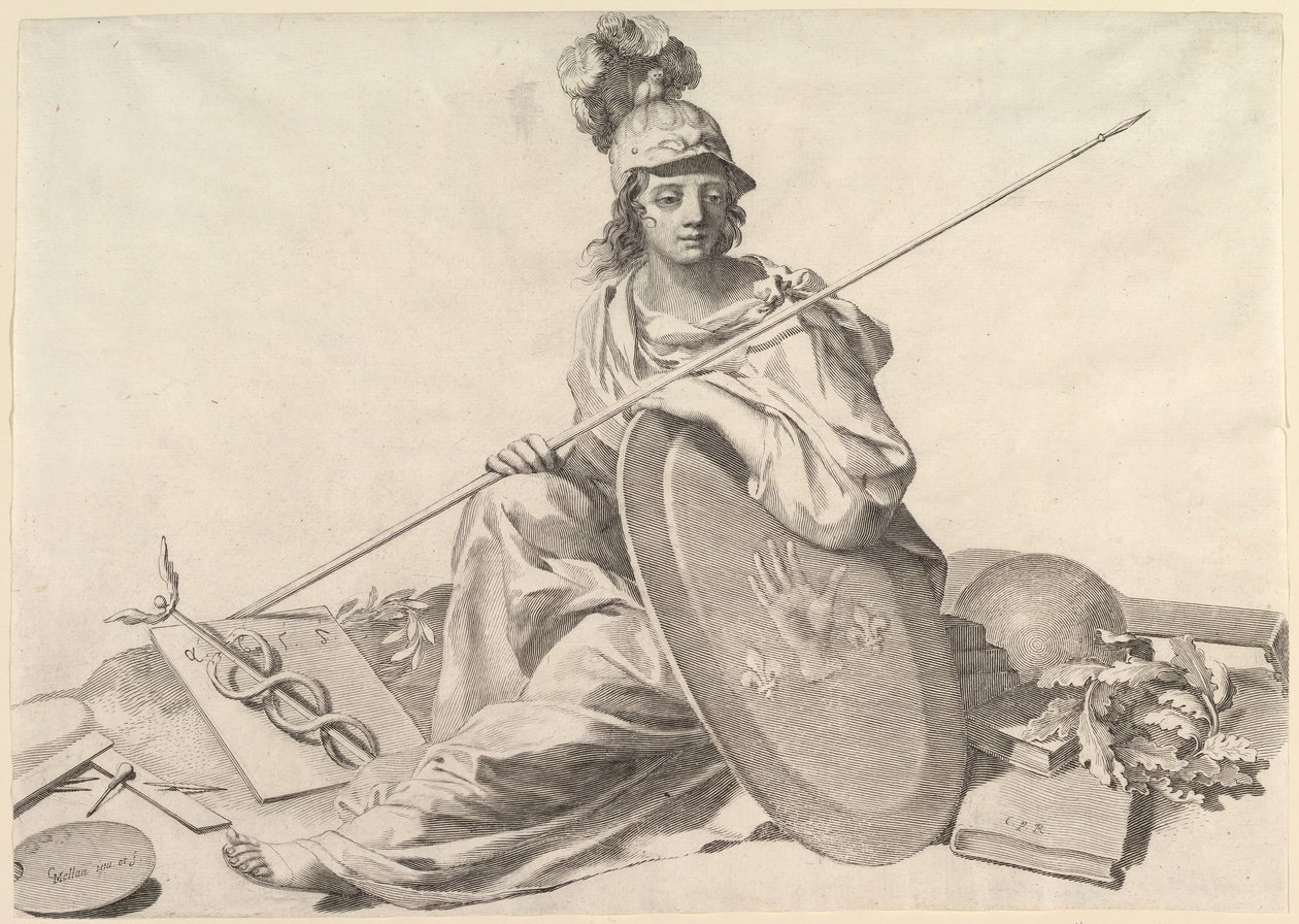 Minerva da Claude Mellan