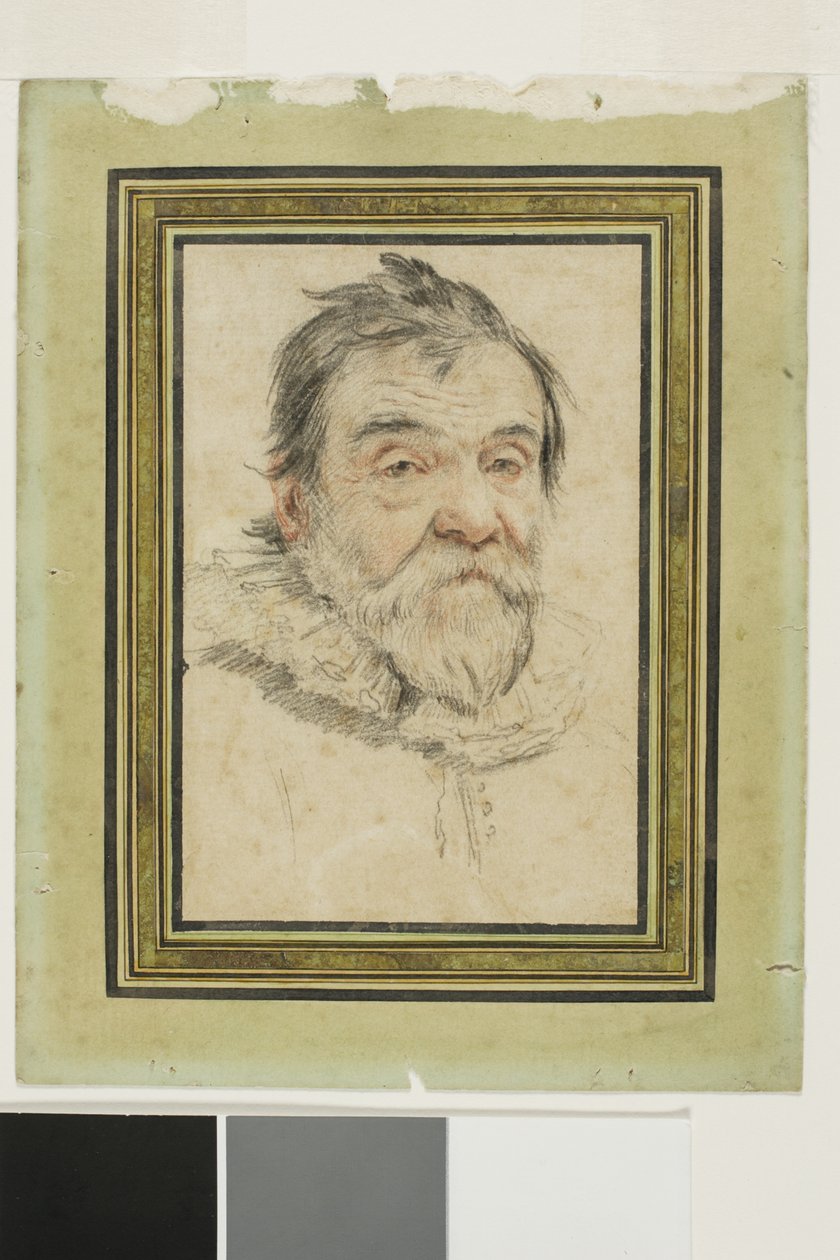 Ritratto di un vecchio barbuto da Claude Mellan