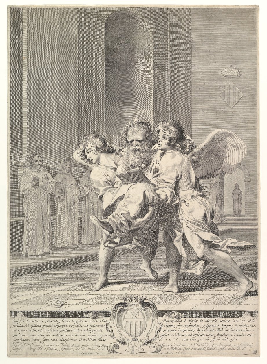 San Pietro Nolasco, 1627 da Claude Mellan