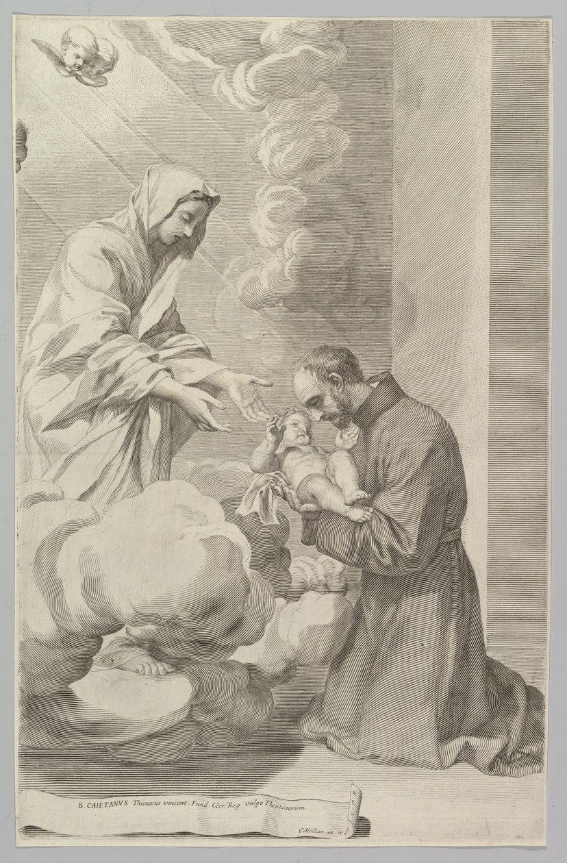 San Gaetano, Fondatore dei Teatini da Claude Mellan