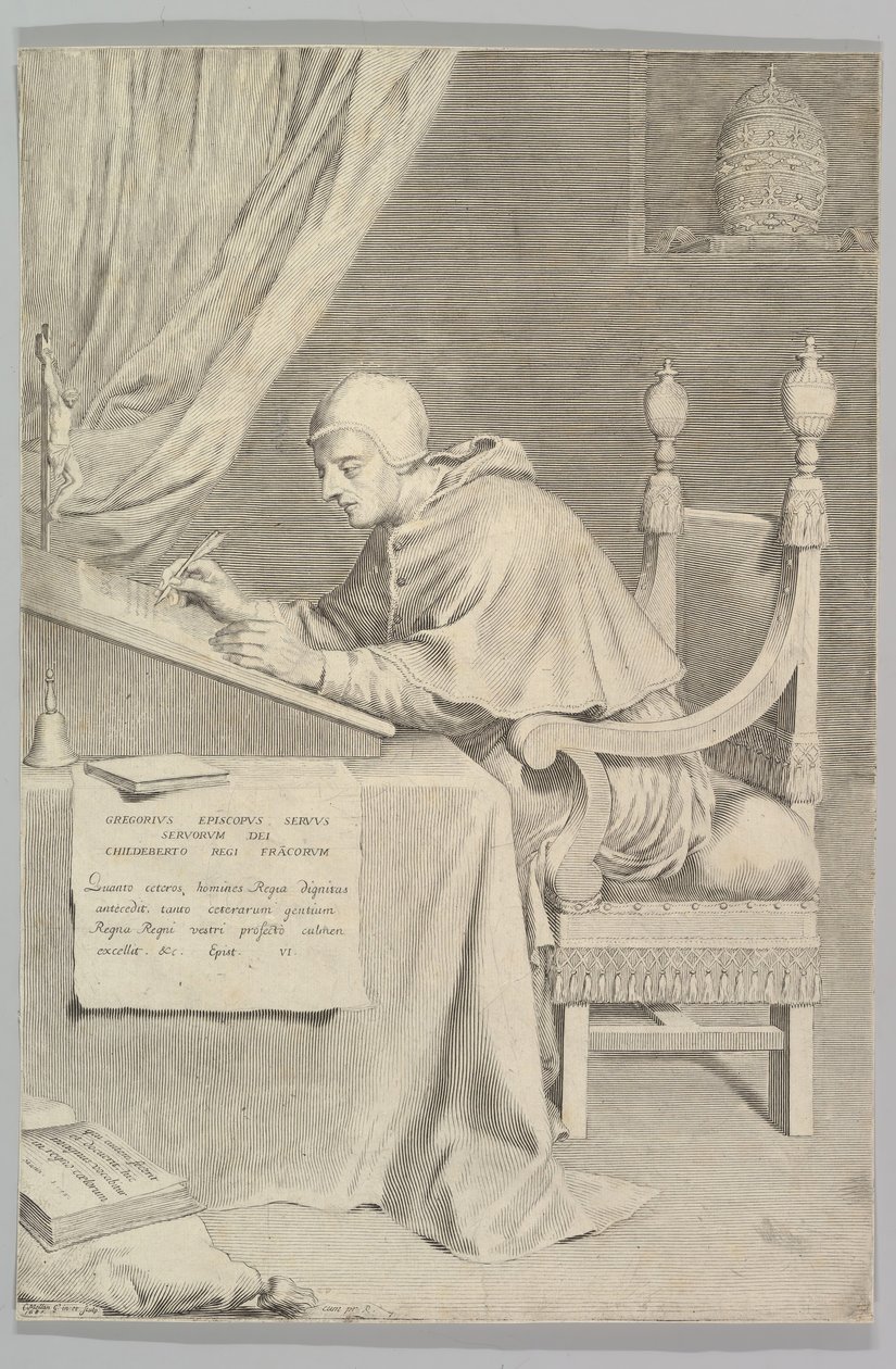 San Gregorio da Claude Mellan