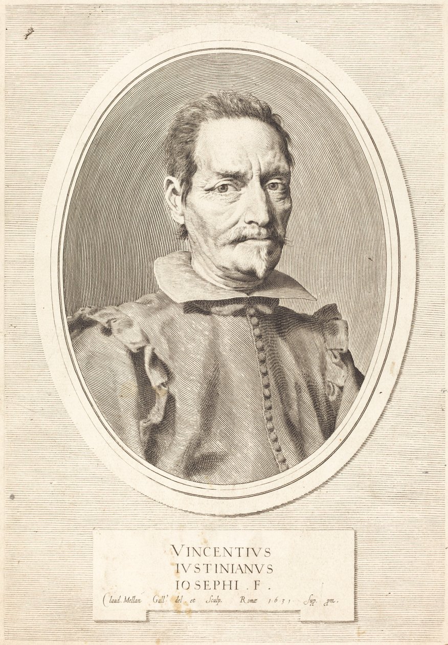 Vincenzo Giustiniani da Claude Mellan