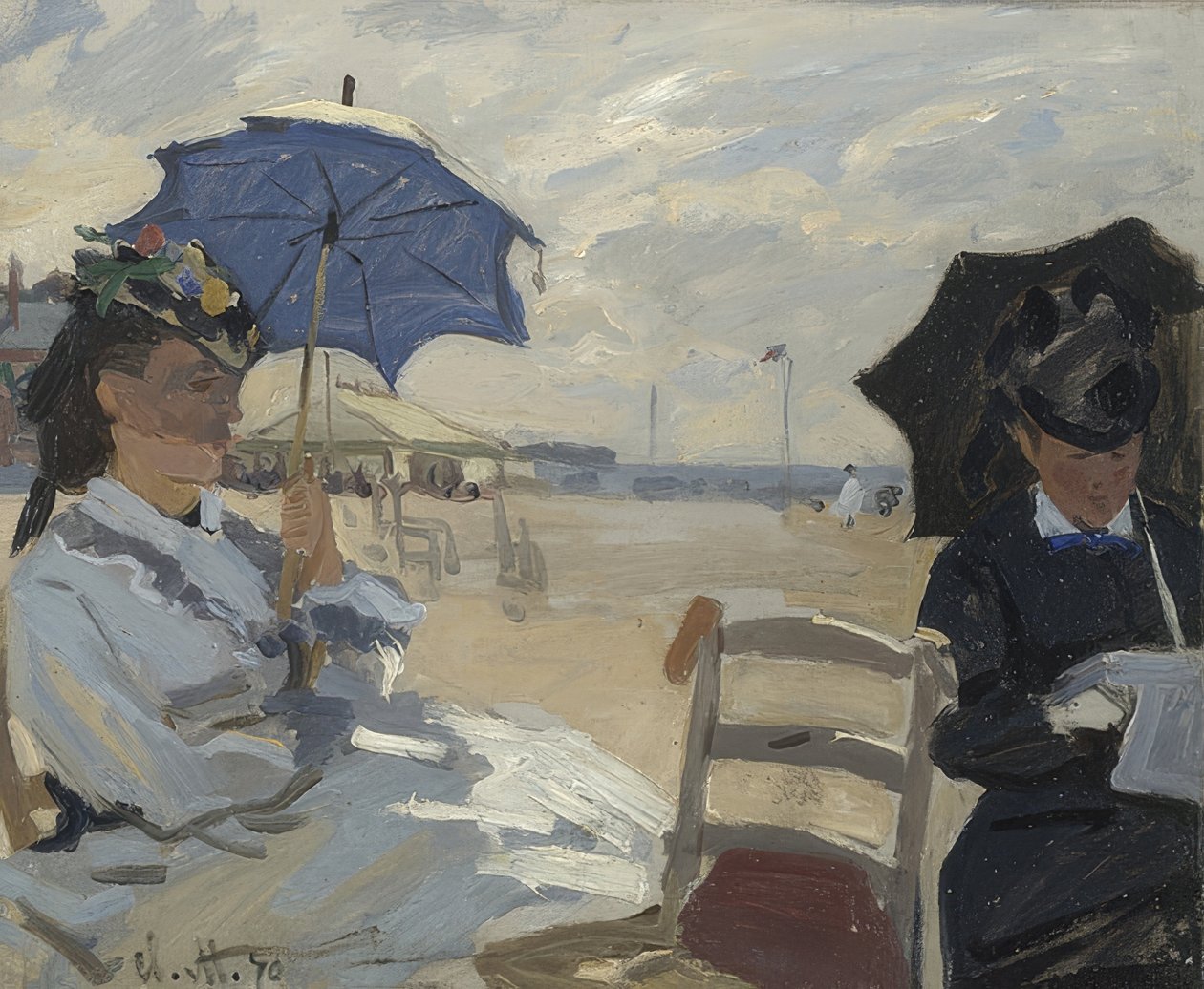 Sulla spiaggia di Trouville da Claude Monet