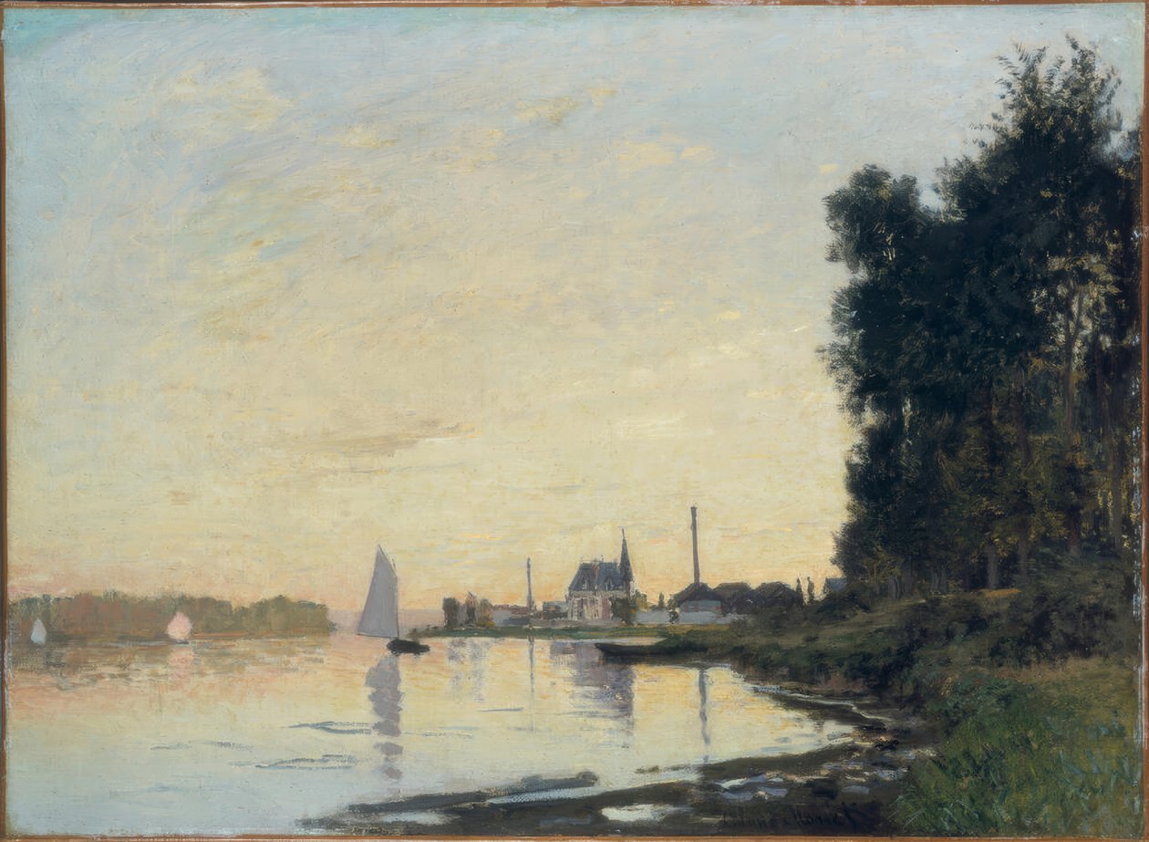 Argenteuil, tardo pomeriggio da Claude Monet
