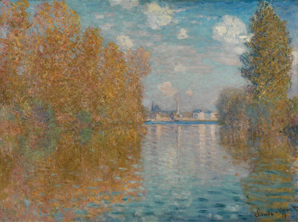 Effetto autunnale ad Argenteuil, 1873 da Claude Monet