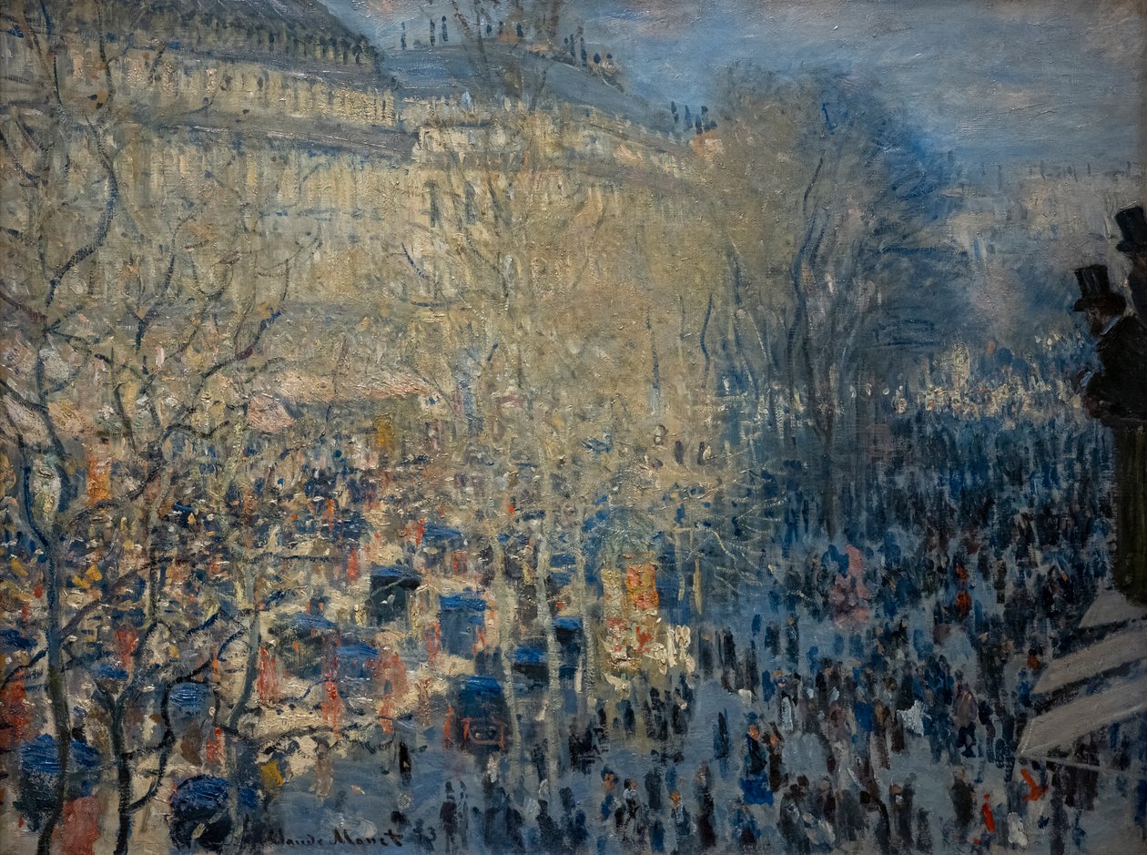 Boulevard des Capucines a Parigi da Claude Monet