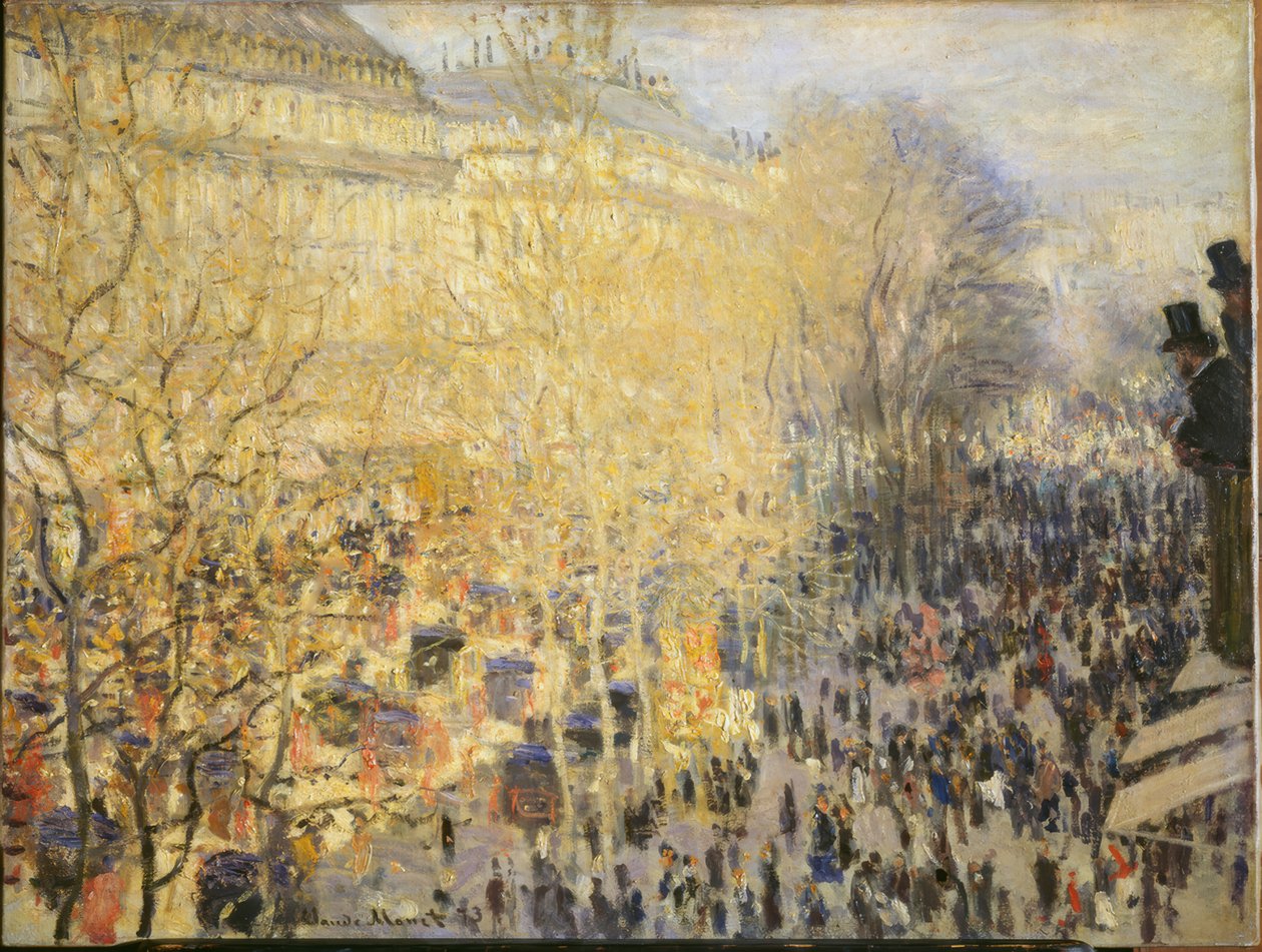 Boulevard des Capucines a Parigi da Claude Monet