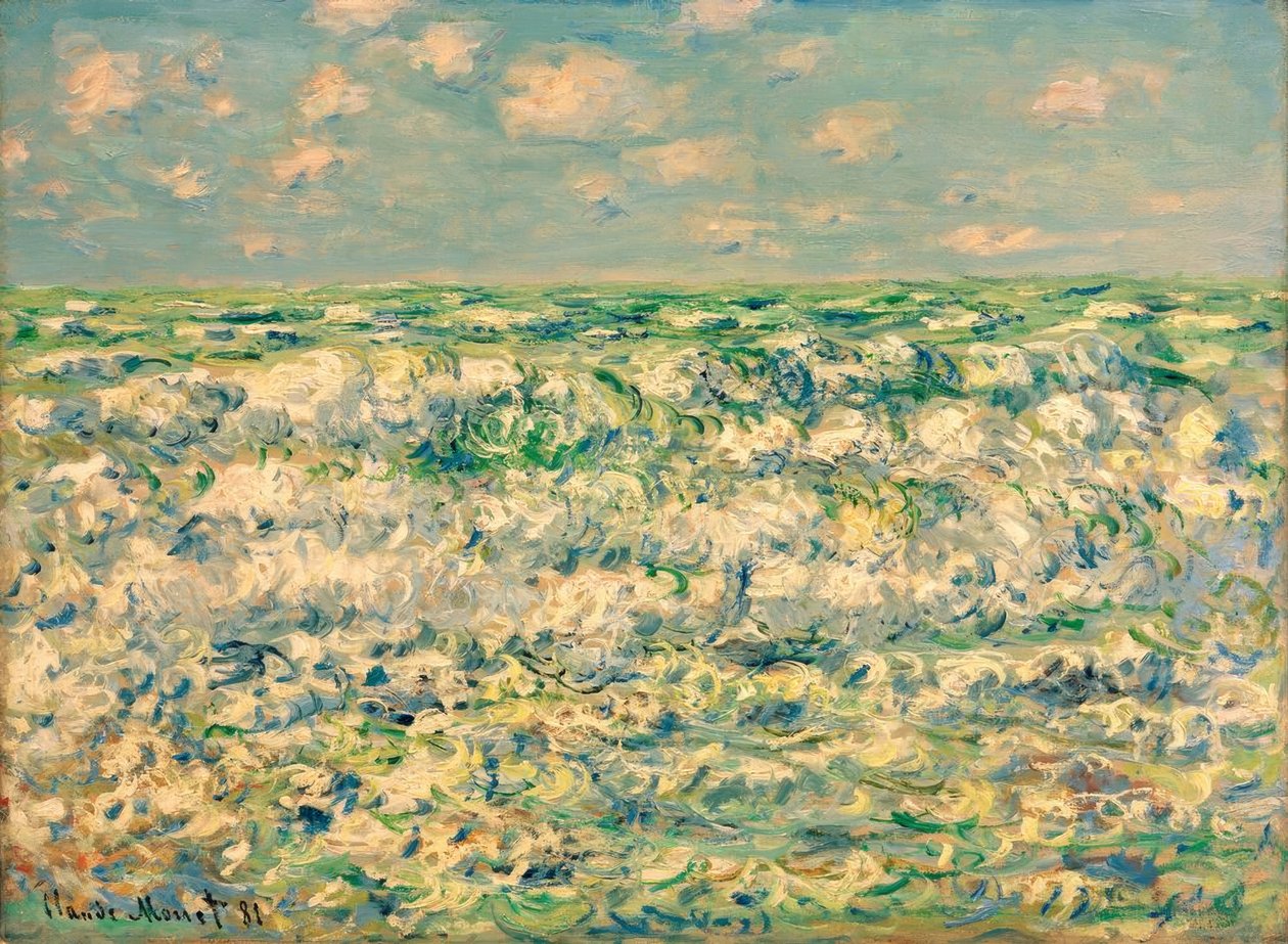 Onde che si infrangono da Claude Monet