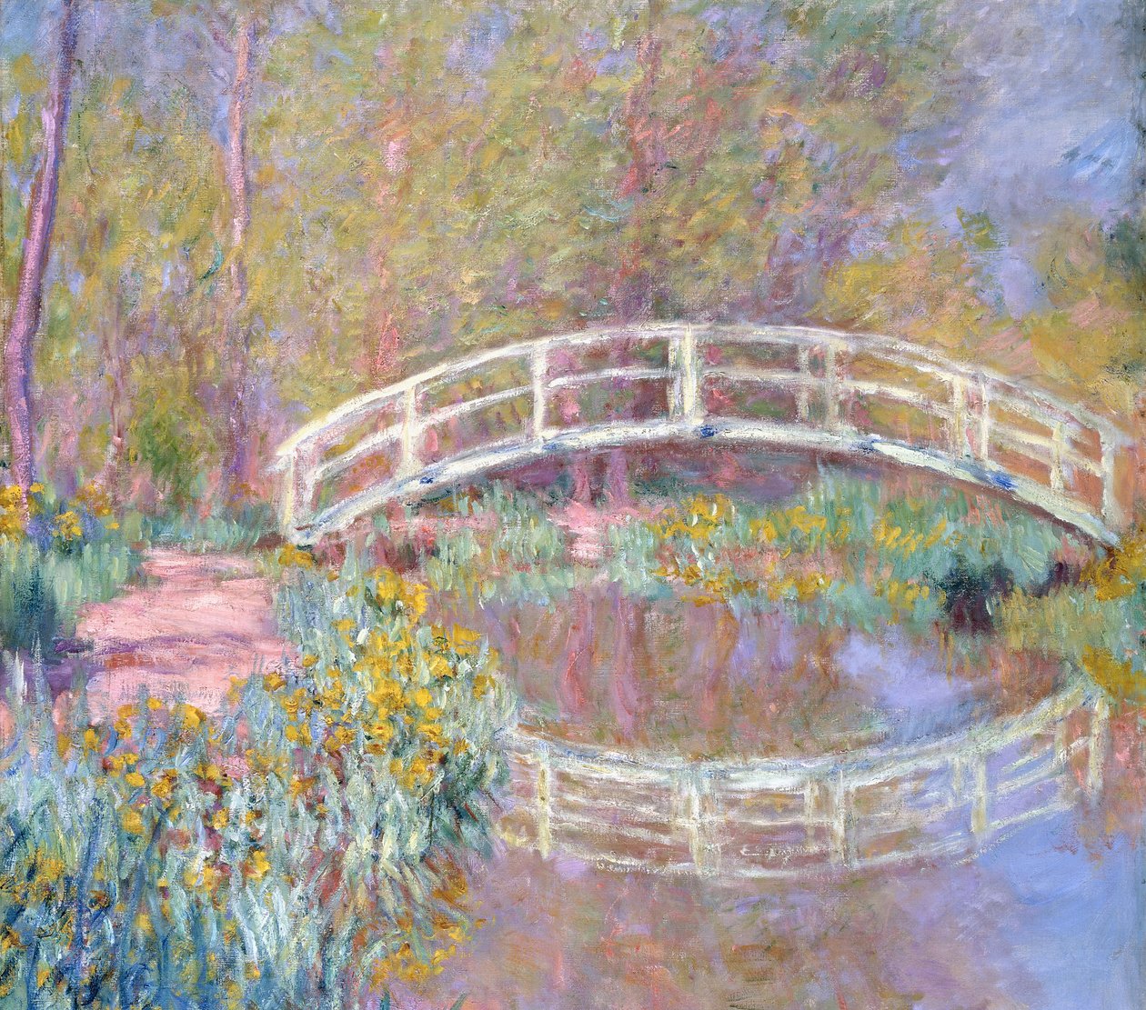 Ponte nel Giardino di Monet, 1895-96 da Claude Monet