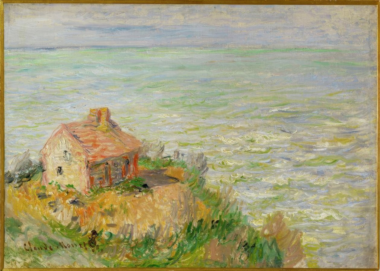 Capanna dei doganieri, effetto del pomeriggio da Claude Monet