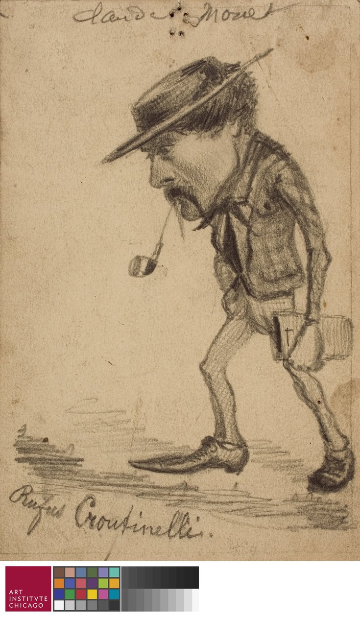 Caricatura di Henri Cassinelli da Claude Monet