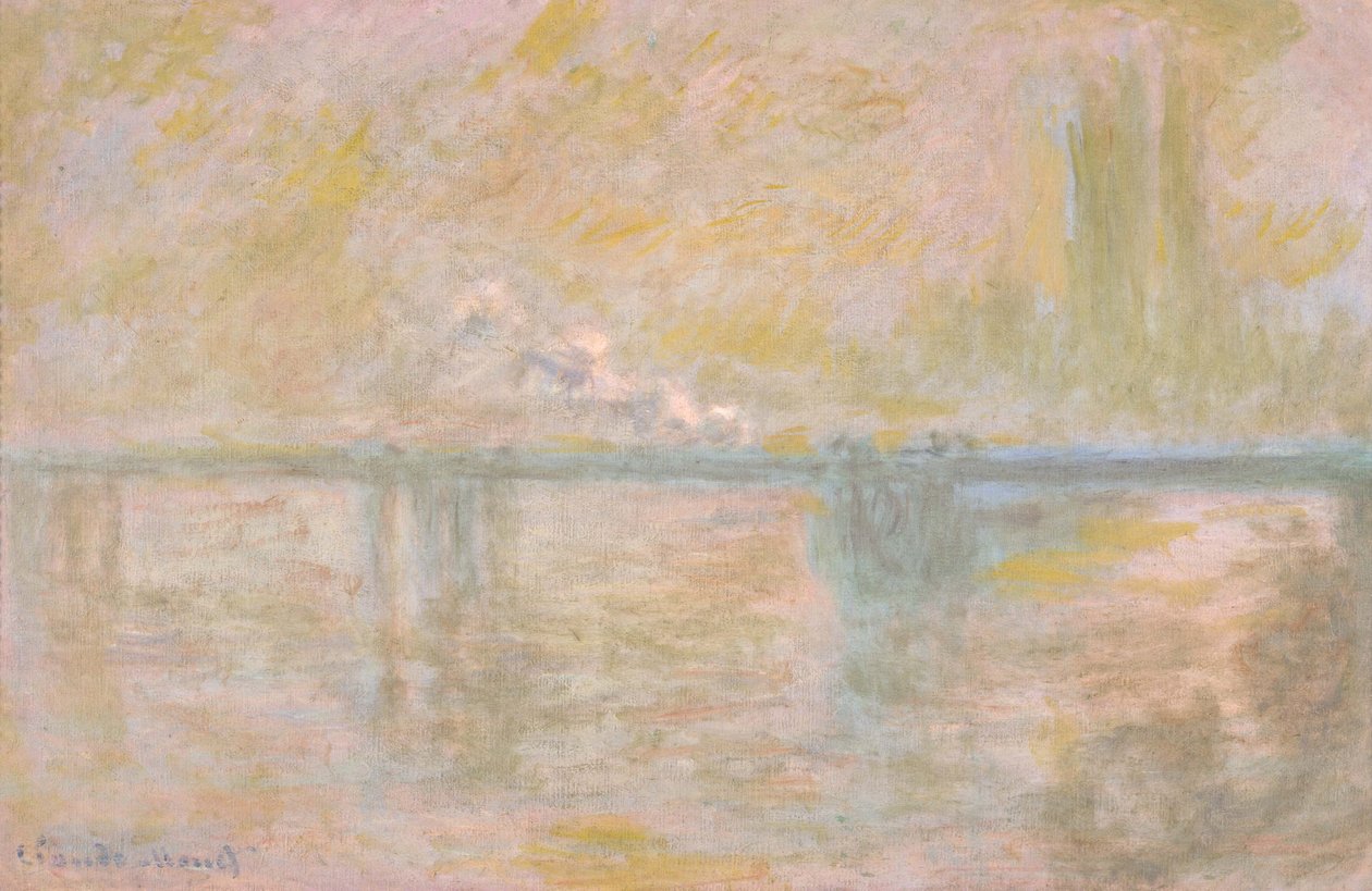 Ponte di Charing-Cross a Londra, c. 1902 da Claude Monet