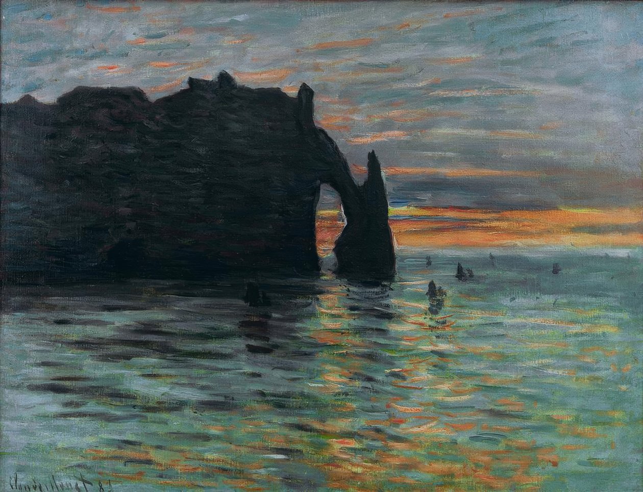 Tramonto da Claude Monet