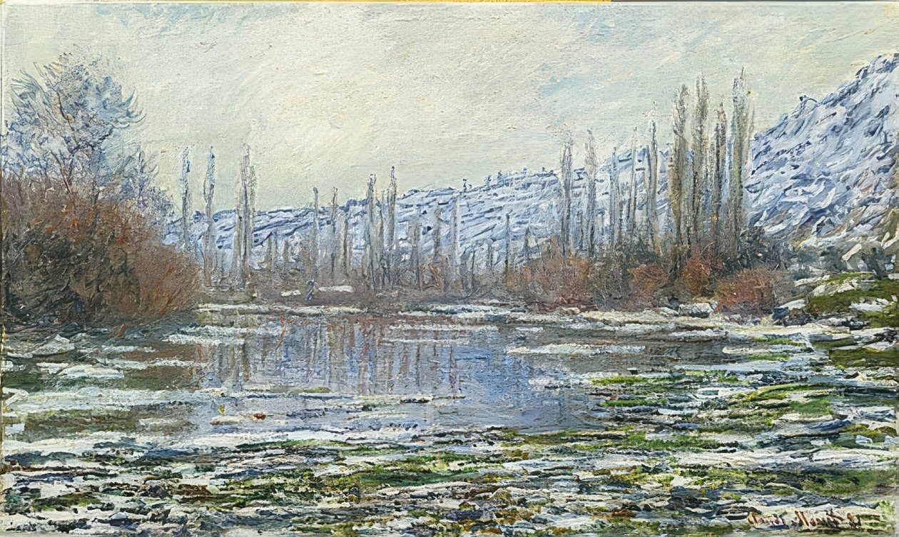 Il disgelo a Vétheuil. 1880 da Claude Monet