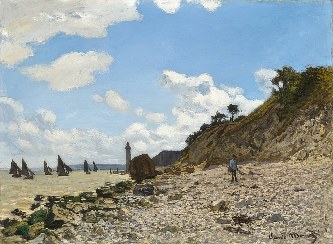 La spiaggia di Honfleur da Claude Monet