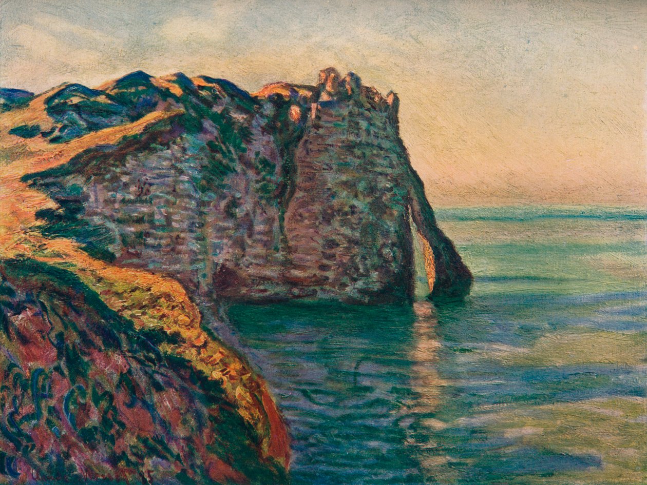 Falaises a Etretat da Claude Monet